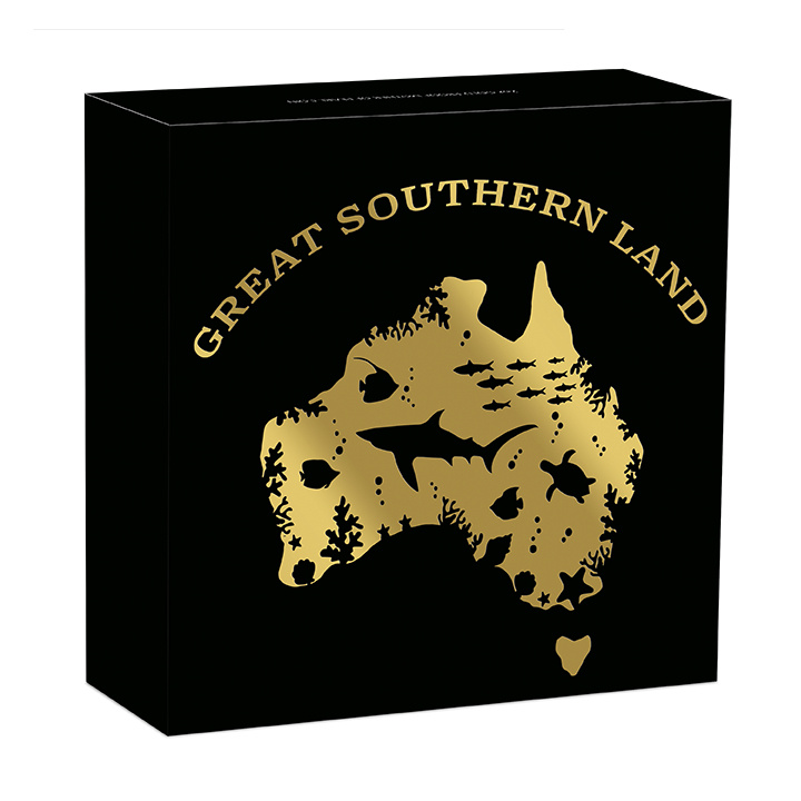 Great Southern Land 2 onces d'or 2024 Proof (pièce avec nacre)