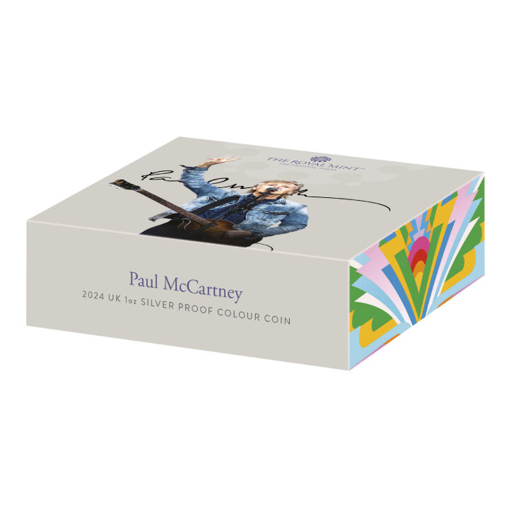 Paul McCartney kolorowany 1 uncja Srebra 2024 Proof