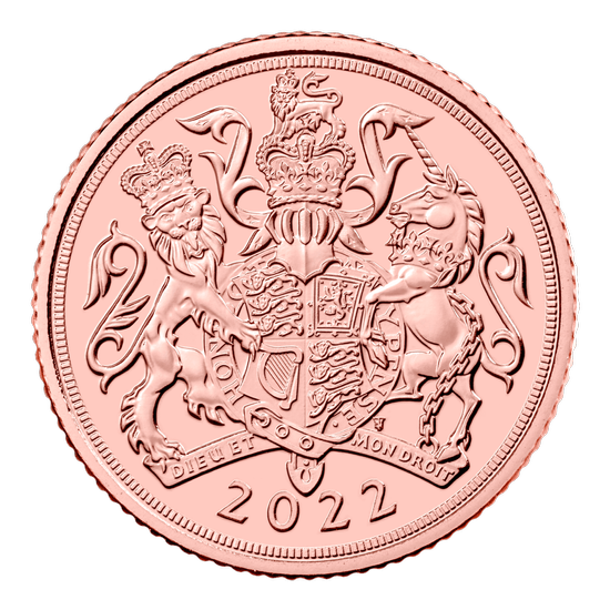 Reino Unido: 1/2 Soberano Isabel II 2022