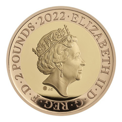 25. évforduló £2 arany 2022 Proof