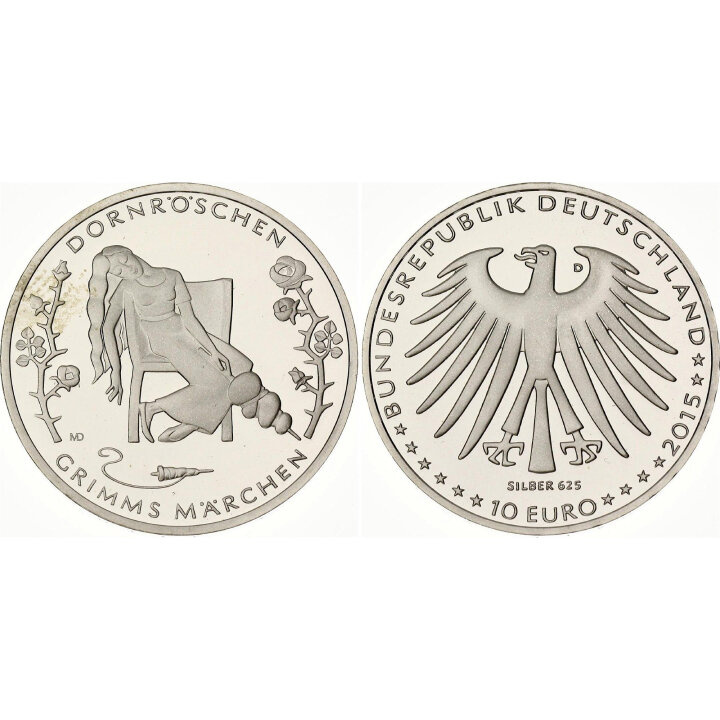 Germania, 10 Euro Argento Diversi Anni (titolo Ag.625)