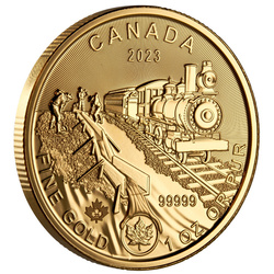 Złota Moneta Canada Klondike: Gorączka Złota - Passage for Gold 1 uncja Złota 2023