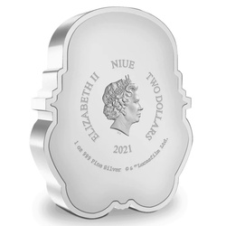 Niue: Star Wars The Faces of the Empire - Imperial Stormtrooper coloured 1 oz Silber 2021 Proof