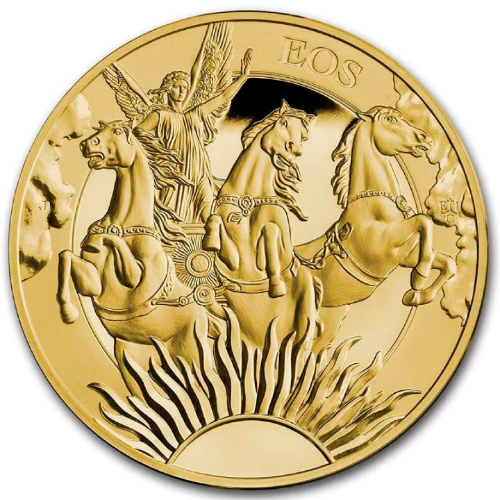 St Helena: Goddesses - Eos and the Horses 1/4 oz Gold 2023