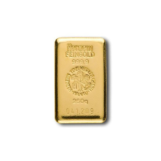 Goldbarren 250g