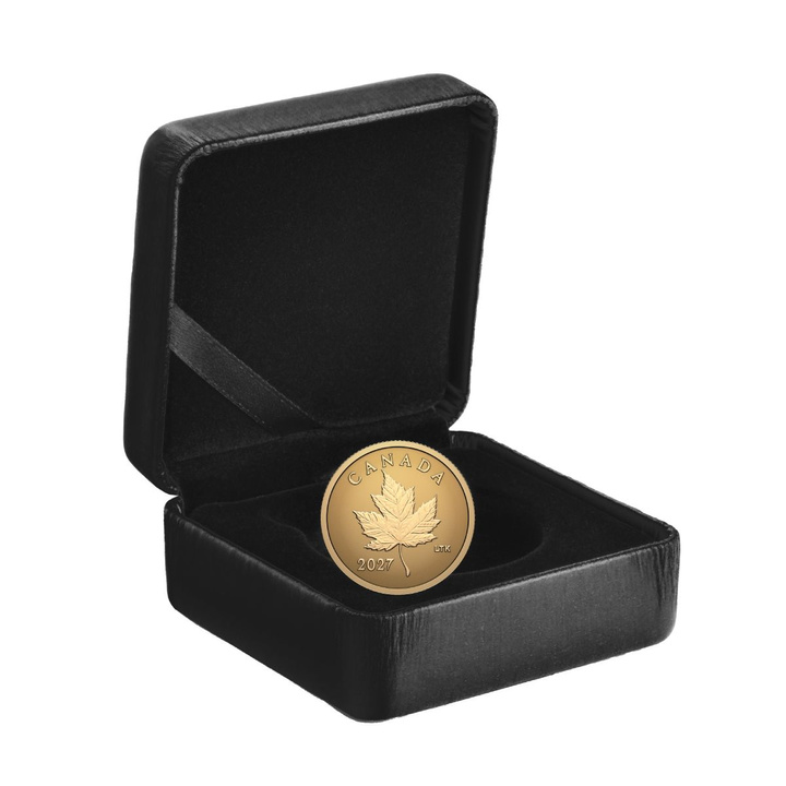 Złota Moneta Iconic Maple Leaf 0,5g Złota 2027 Reverse Proof