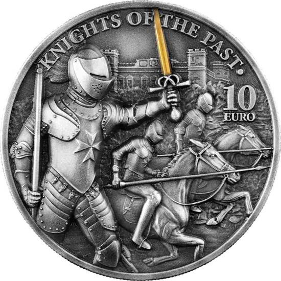 Malta: Knights of The Past 2 oz Silver 2021 High Relief