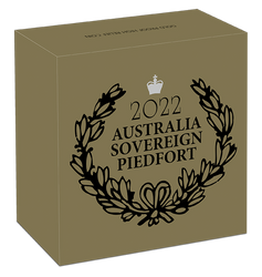 Ausztrál szuverén arany 2022 Proof magas domborzatú Piedfort érme