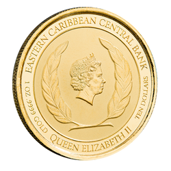 Antigua & Barbuda: Frigatebird coloured 1 oz Gold 2021