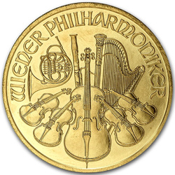 Vídeňská filharmonie 1 oz zlato 2009