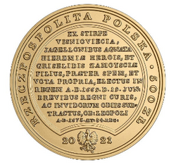 Stanisław August kincsei – 500 zł Michał Korybut Wiśniowiecki