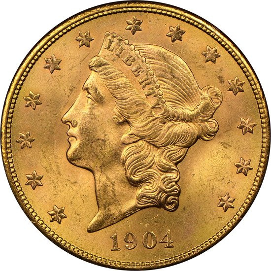 Liberty 20 Dollars Różne Roczniki Stan 2