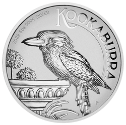 Kookaburra 5 oz Silber 2022 Incused