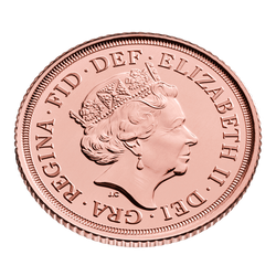Great Britain: Gold Half Sovereign Elizabeth II 2022 