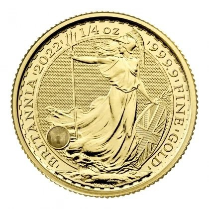 Britannia 1/4 uncji Złota 2022