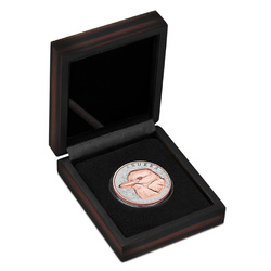 Niue: Impresiones Nativas - Kookaburra 1 oz Plata 2025 Dorado Prooflike Super Incused