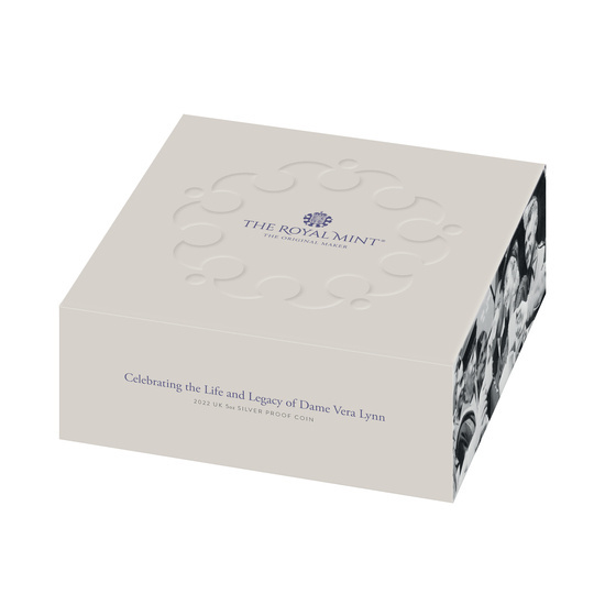 Celebrating the Life and Legacy of Dame Vera Lynn 5 oz Silver 2022 Proof