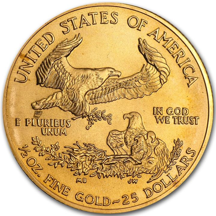 Aquila americana 1/2 oncia d'oro 2004