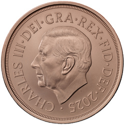 Great Britain: The Five Sovereign Piece 2025 Coin