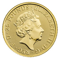 The Queen’s Beasts 2020: he White Horse of Hanover 1/4 oz Gold