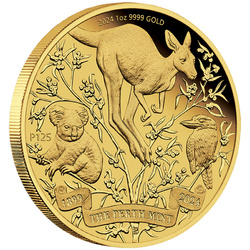 Perth Mint 125. évfordulója 1 uncia arany 2024 Proof