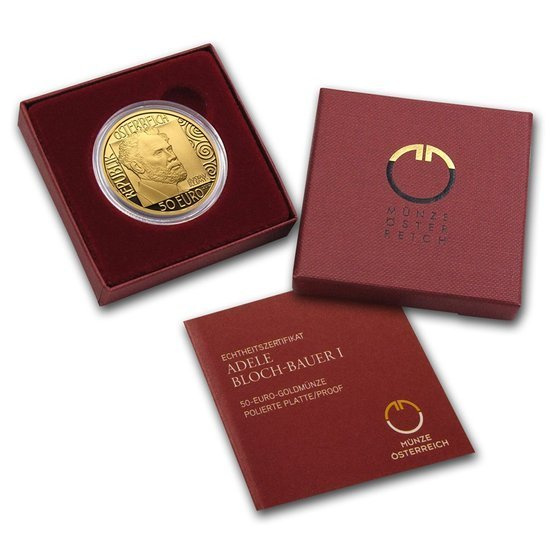 Gustav Klimt e le sue donne: Adele Bloch-Bauer 50 Euro 2012 Proof