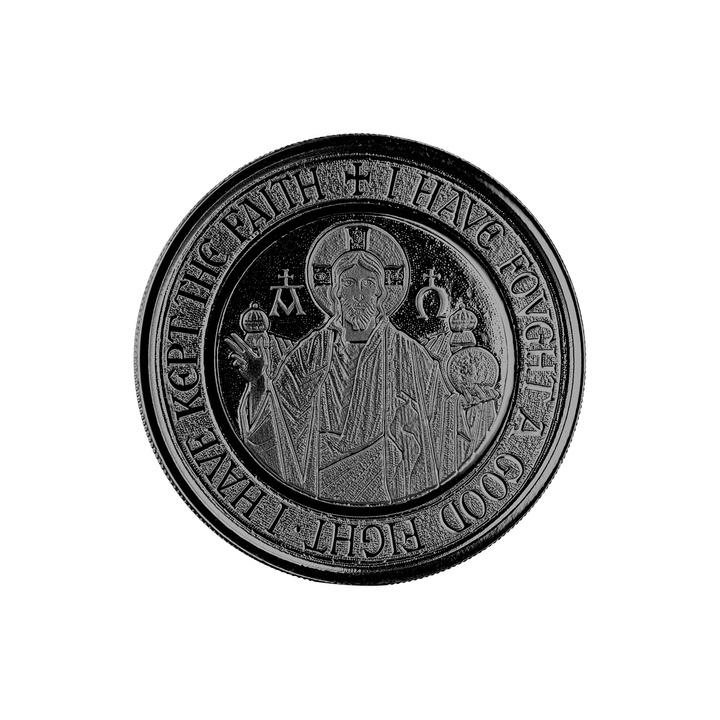 Samoa : Alpha & Omega 1/2 once d'argent 2021 Black Rhodium Proof