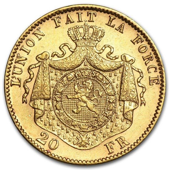 20 Francs Leopold II Random Year