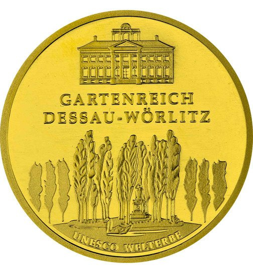 Zahrady Dessau-Wörlitz 1/2 unce zlata 2013