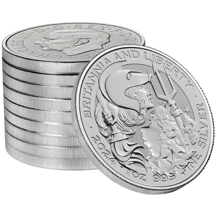 Britannia és Liberty 1 uncia ezüst 2024