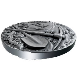 Liberia: California Gold Rush $5 Plata 2025 Dorada Alto Relieve Moneda Antigua