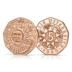 New Year Coin - Lucky Leap 5 Euro Miedź 2024