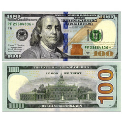 USA Banknote 100 Dollars (100 U.S. dollars / 100 USD) Circulated