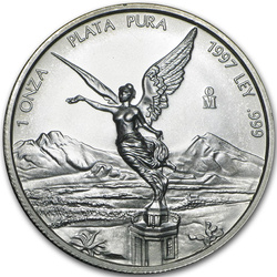 Mexican Libertad 1 oz Silver 1997