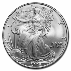 Amerykański Orzeł 1 uncja Srebra 2006