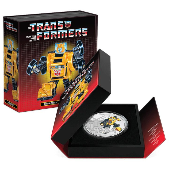 Niue: Transformers - Bumblebee coloured 1 oz Silver 2022 Proof