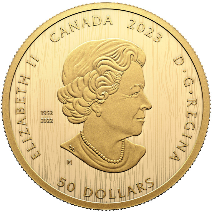 Set Canada: Il cerchio celeste colorato, placcato in oro 8 monete puzzle in argento 2023 Proof