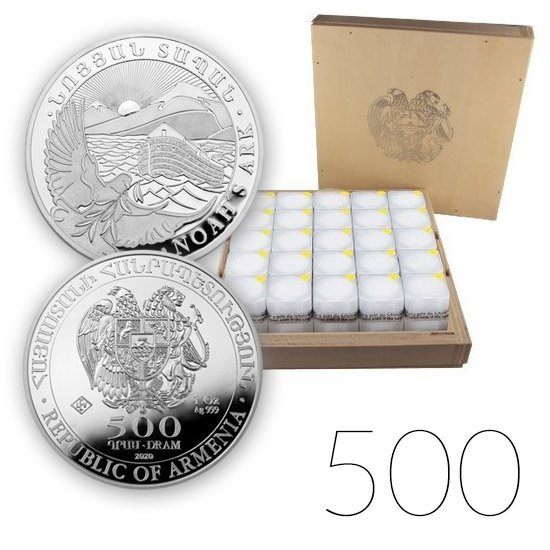 Noah's Ark 1 oz Silver 2020 Sets 500 Pc.