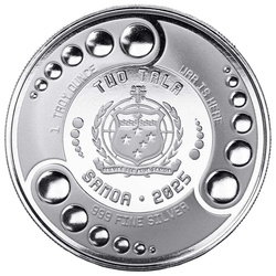 Pièce en argent Scottsdale Mint : Alien 1 once d'argent 2025