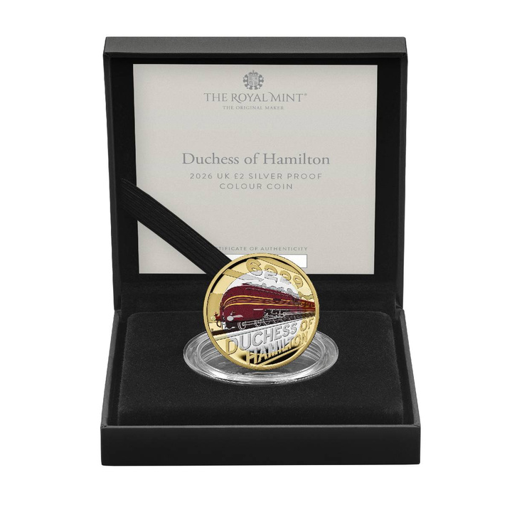 Srebrna Moneta Duchess of Hamilton £2 kolorowany Srebro 2026 Proof