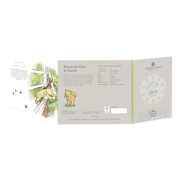 Winnie the Pooh Friends Cupro-nickel 2022