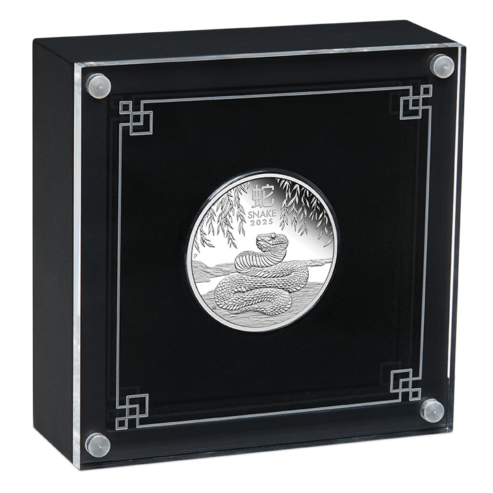 Perth Mint: Lunar III - Rok Węża 1/2 uncji Srebra 2025 Proof