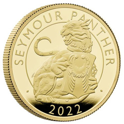 The Royal Tudor Beasts: Seymour Panther 2 oz Gold 2022 Proof