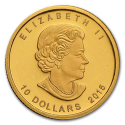 Lední medvěd 1/4 unce zlata 2015