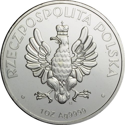 Jadwiga (Głowa Kobiety) 1 uncja Srebra