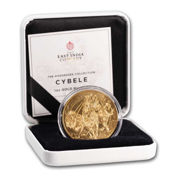 St Helena: Goddesses - Cybele and the Lions 1 oz Gold 2024