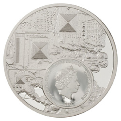 Cook Islands: Legacy of the Pharaohs 1 uncja Platyny 2022 Proof Ultra High Relief