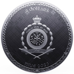 Niue: Heraldic - Scottish Unicorn 1 oz Silver 2023