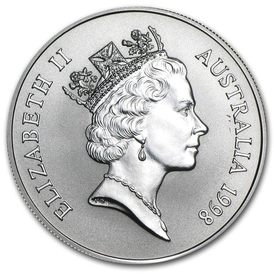 Australijski Kangur 1 Uncja Srebra 1998