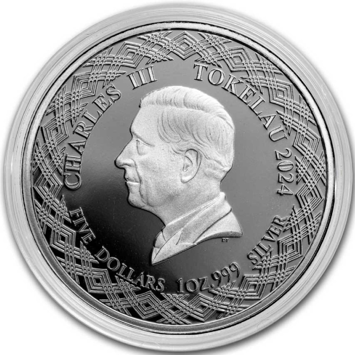 Tokelau: Zodiákus sorozat – Vízöntő 1 uncia ezüst 2024